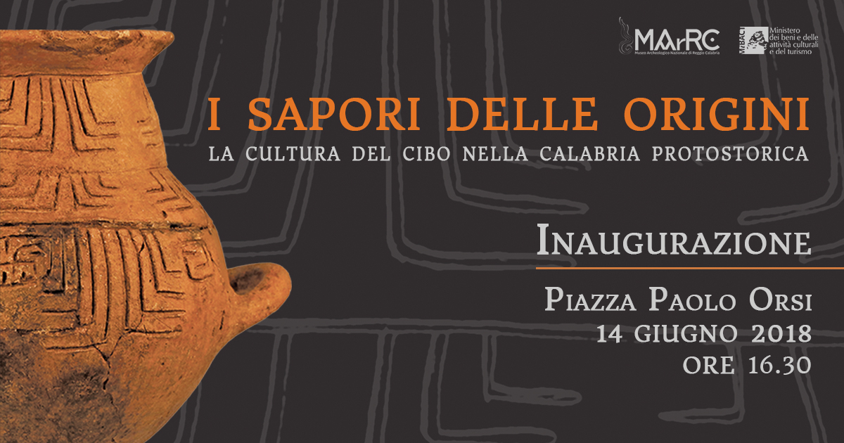 I sapori delle origini, inaugurazione esposizione giovedì 14 giugno, ore 16.30