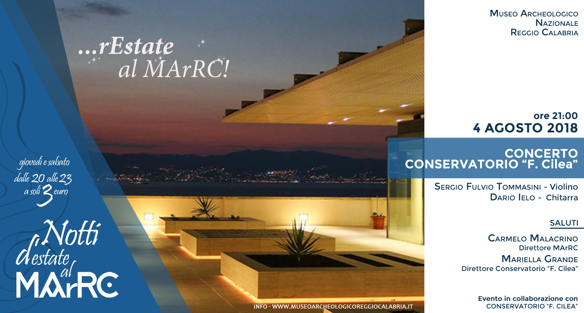 Concert Duo of Violin and Guitar, by the “Francesco Cilea” Conservatory