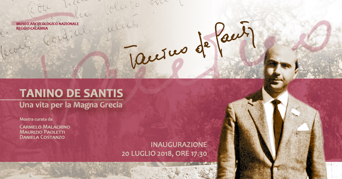 Tanino de Santis, inaugurazione mostra venerdì 20 luglio 2018, ore 17.30