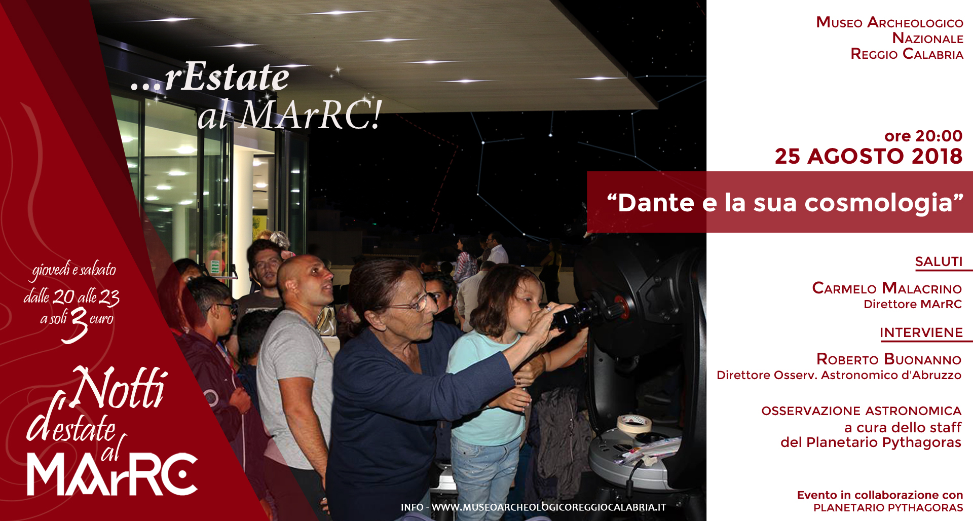 “Dante and his Cosmology”, another fantastic Summer Night at the MArRC