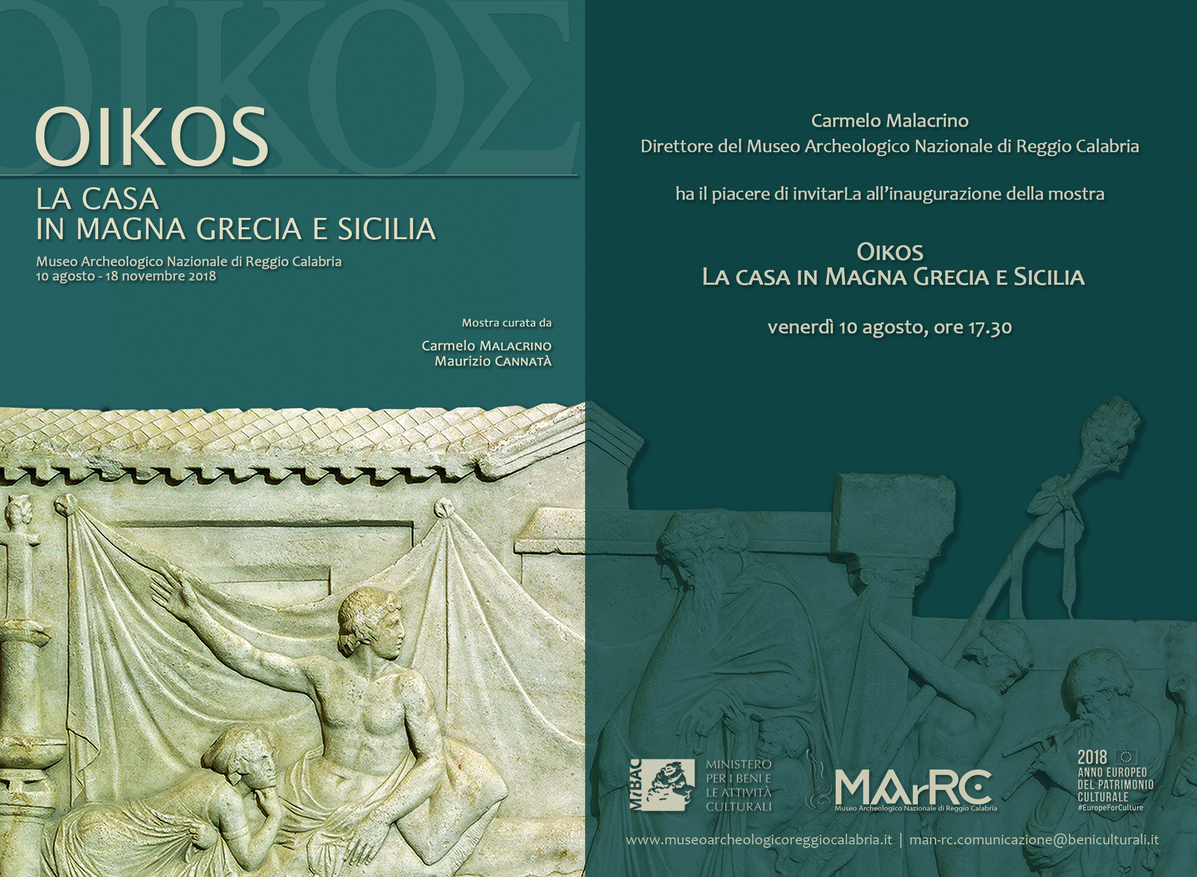 Oikos. Opening exhibition on Friday 10th August at 5.30 pm