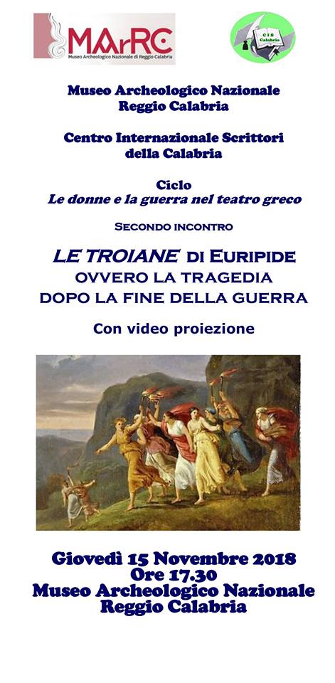 The Trojans of Euripides, or the tragedy after the end of the war. Conference of the philologist Paola Radici Colace