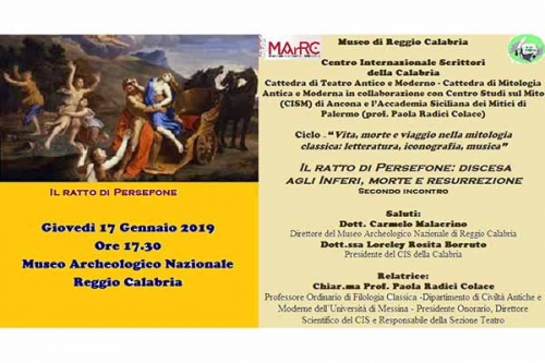 The rape of Persephone: descent to the underworld, death and resurrection