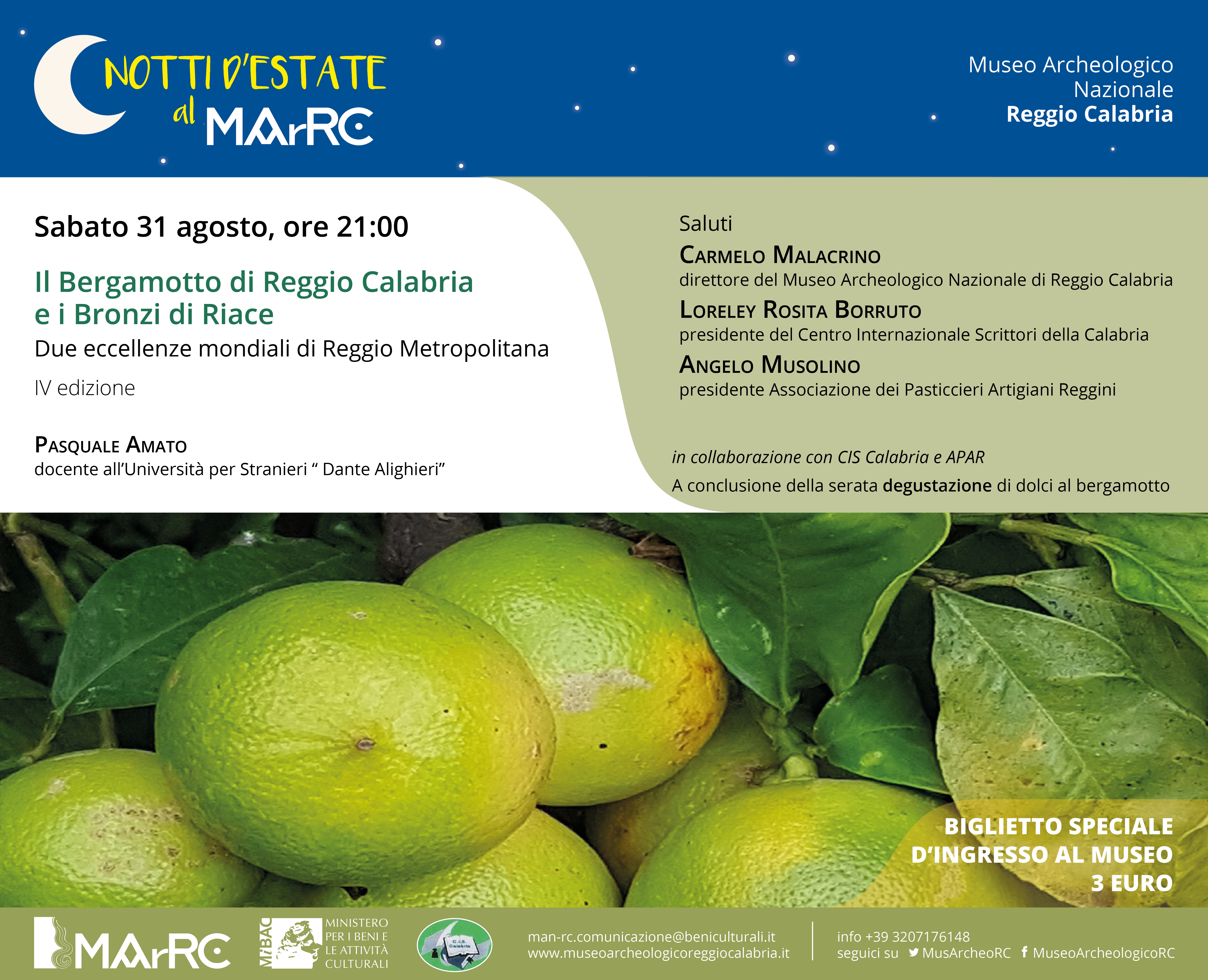 Il Bergamotto di Reggio Calabria e i Bronzi di Riace, beni identitari