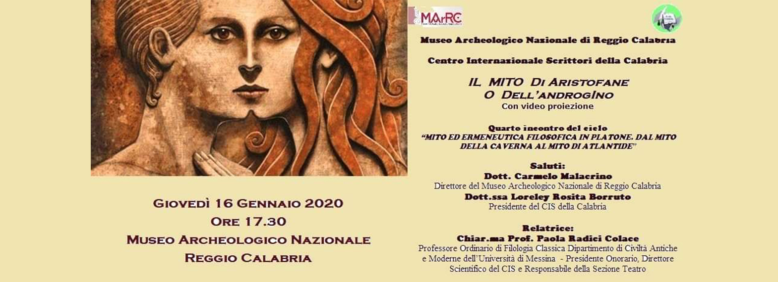 Il Mito di Aristofane o dell’Androgino. Conferenza della filologa Paola Radici Colace