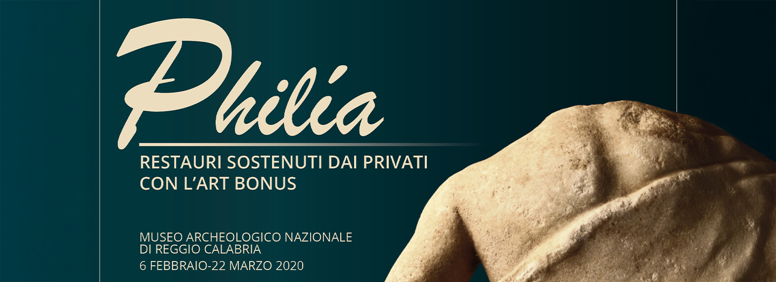 Philía (“Friendship”). From February 6th to March 22nd, 2020