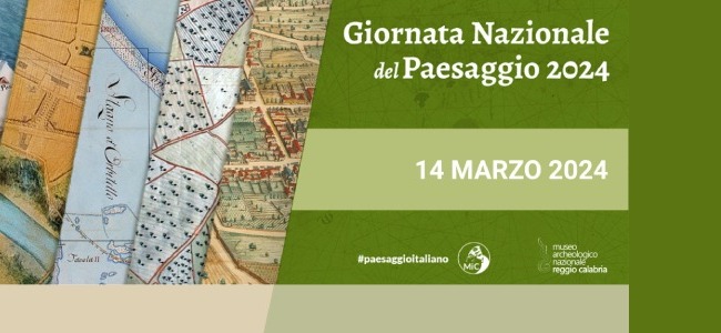 Locandina evento "giornata nazionale del paesaggio"