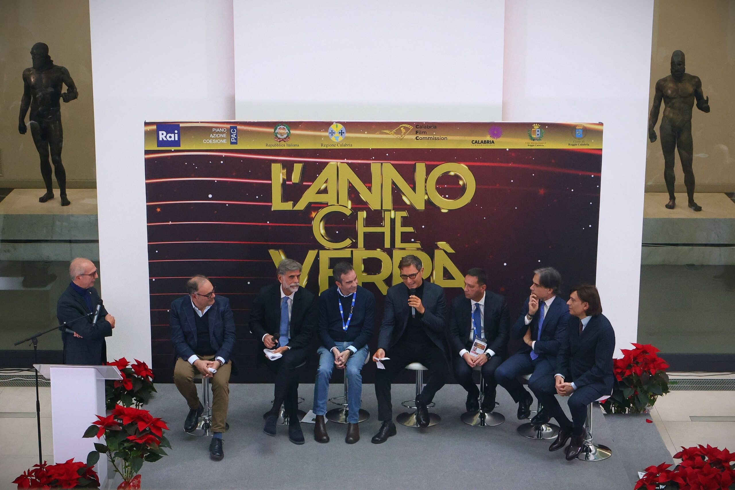 Al Museo Archeologico Reggio Calabria la conferenza stampa di presentazione del Capodanno di Rai 1