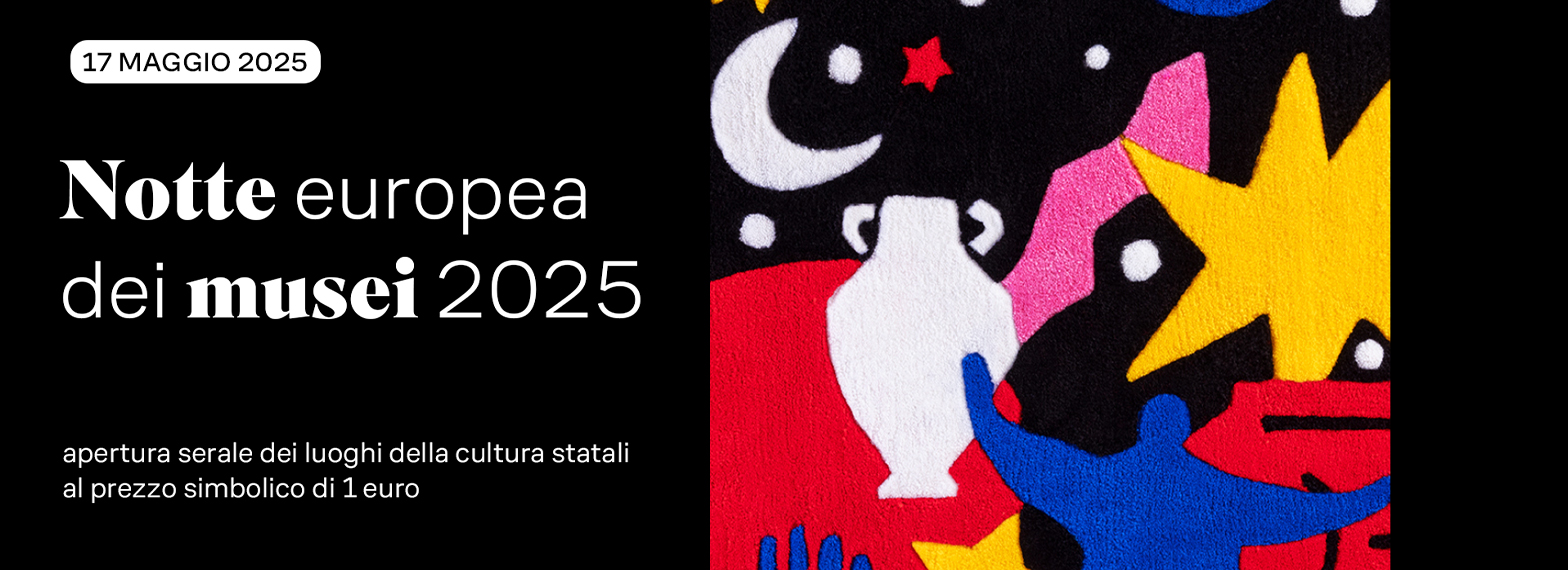 Locandina evento Notte Europea dei Musei