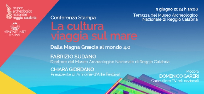 Locandina evento "La cultura viaggia sul mare"