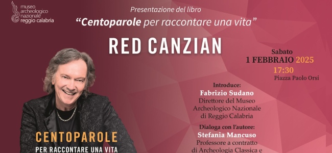 Locandina presentazione libro Red Canzian