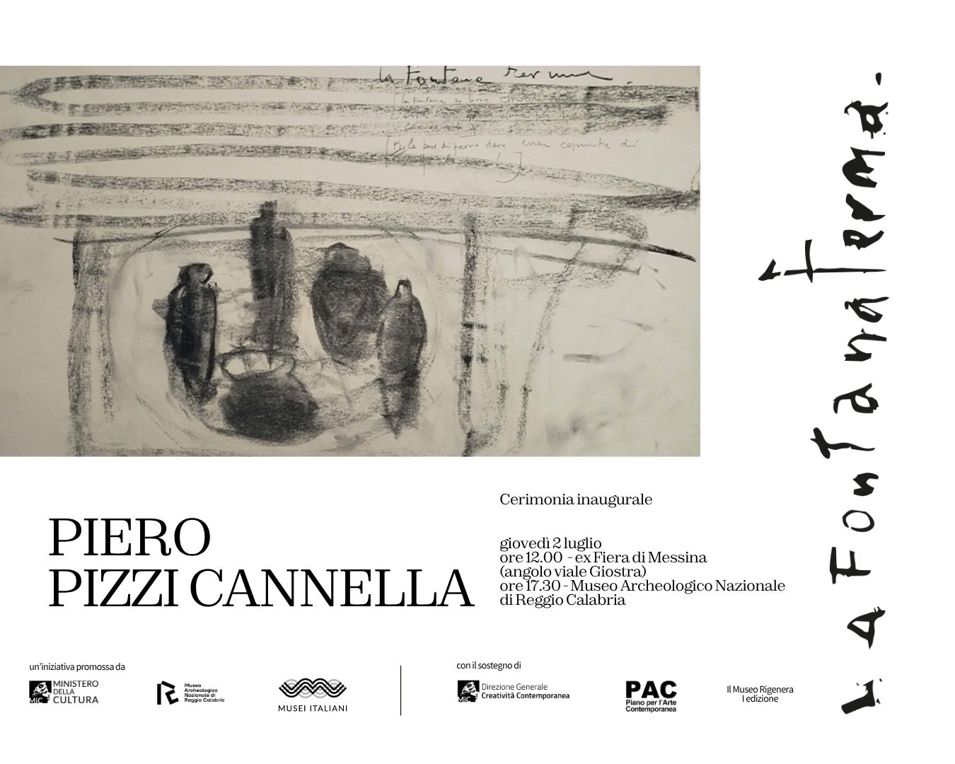INAUGURAZIONE FONTANA FERMA Piero Pizzi Cannella