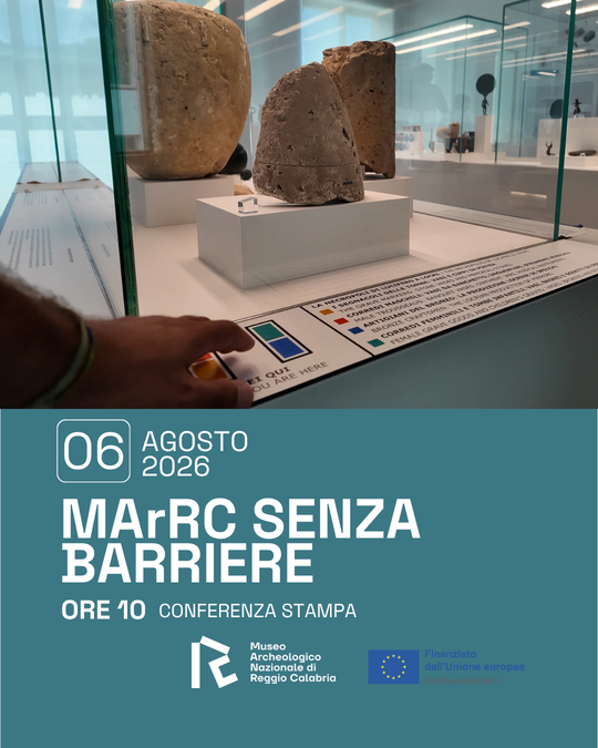 Il MArRC presenta il nuovo progetto per l’accessibilità del Museo