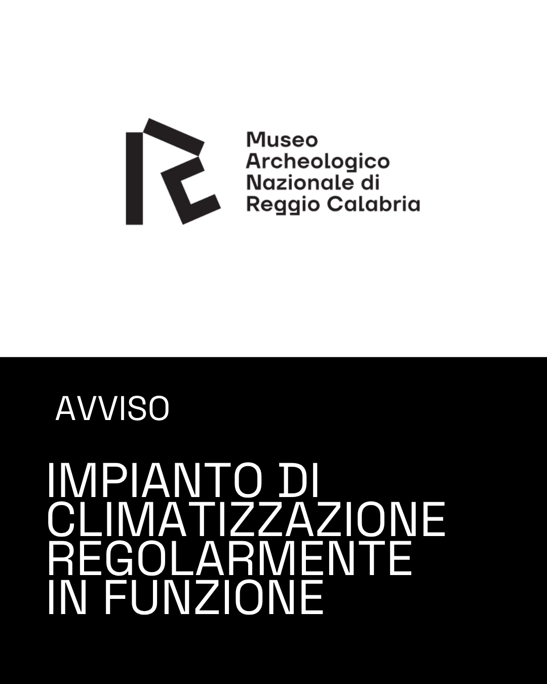Avviso – Impianto di climatizzazione ripristinato
